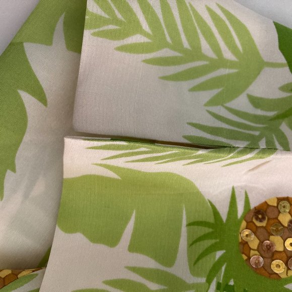 Silk tropical capri pants - size 4 - Picture 3 of 8